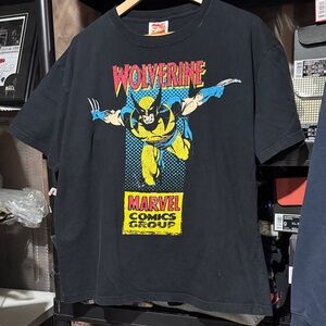 Marvel Wolverine Black and Yellow T-Shirt